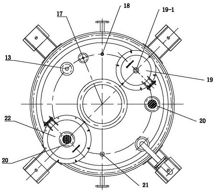 Helical ribbon vacuum dryer and working method thereof