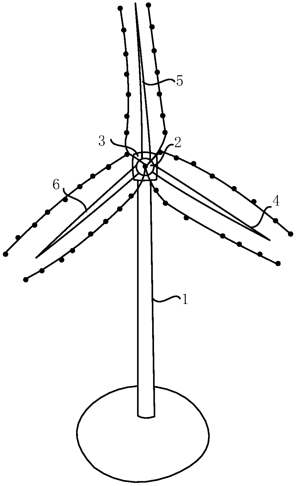 Method and system for recapturing lost blade tips of draught fan during tracking and detection of blade tips through drone