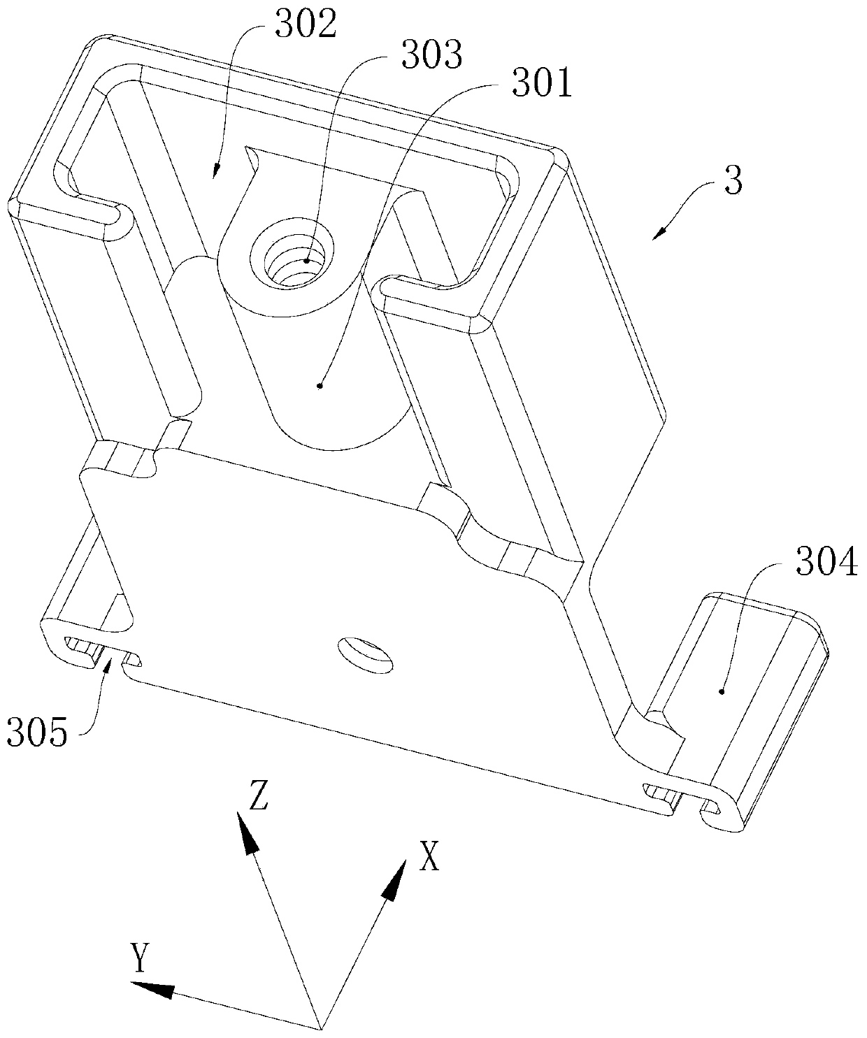 Pulley assembly and shower door assembly
