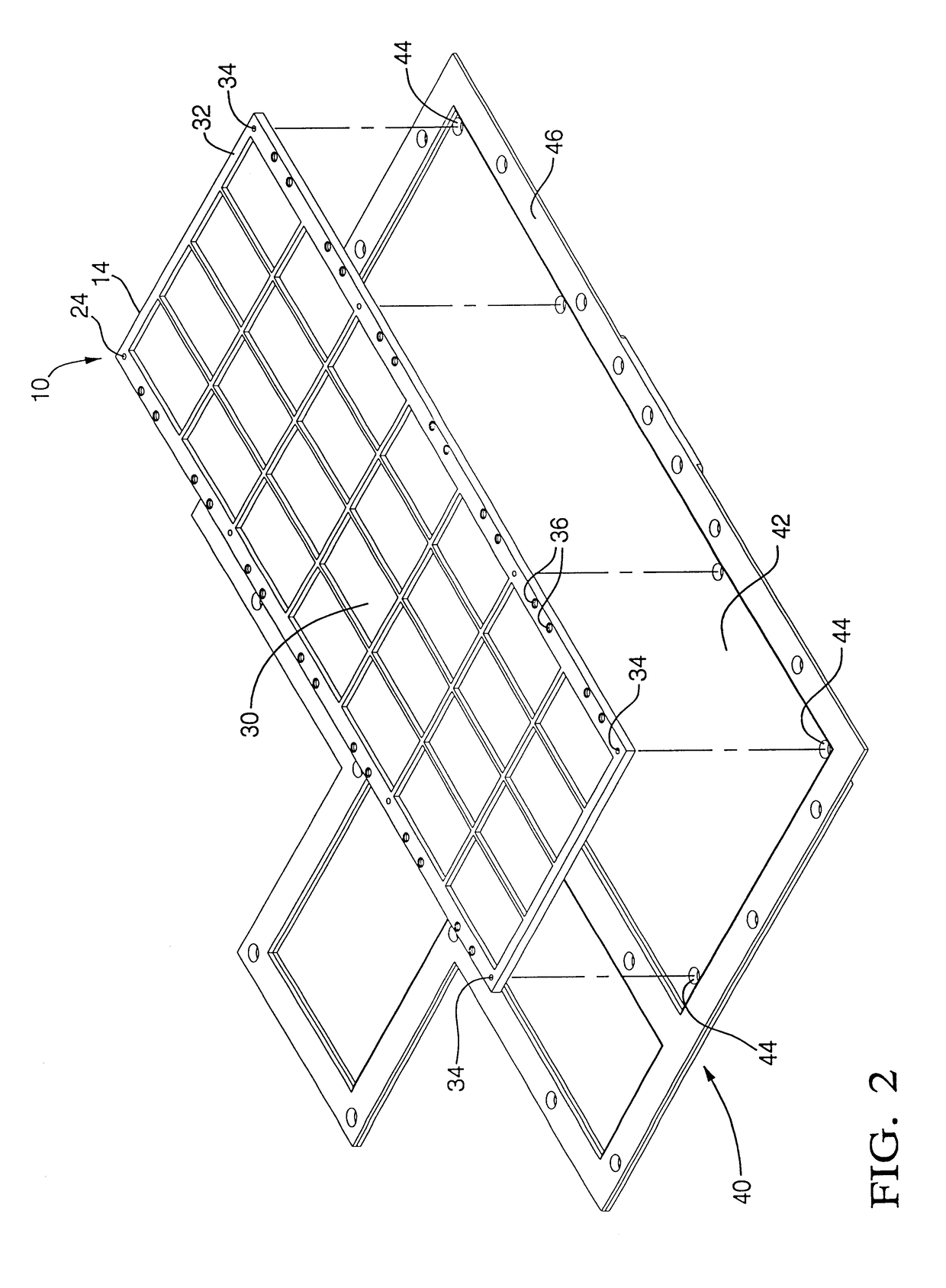 System of retaining a plurality of batteries for an electric/hybrid vehicle