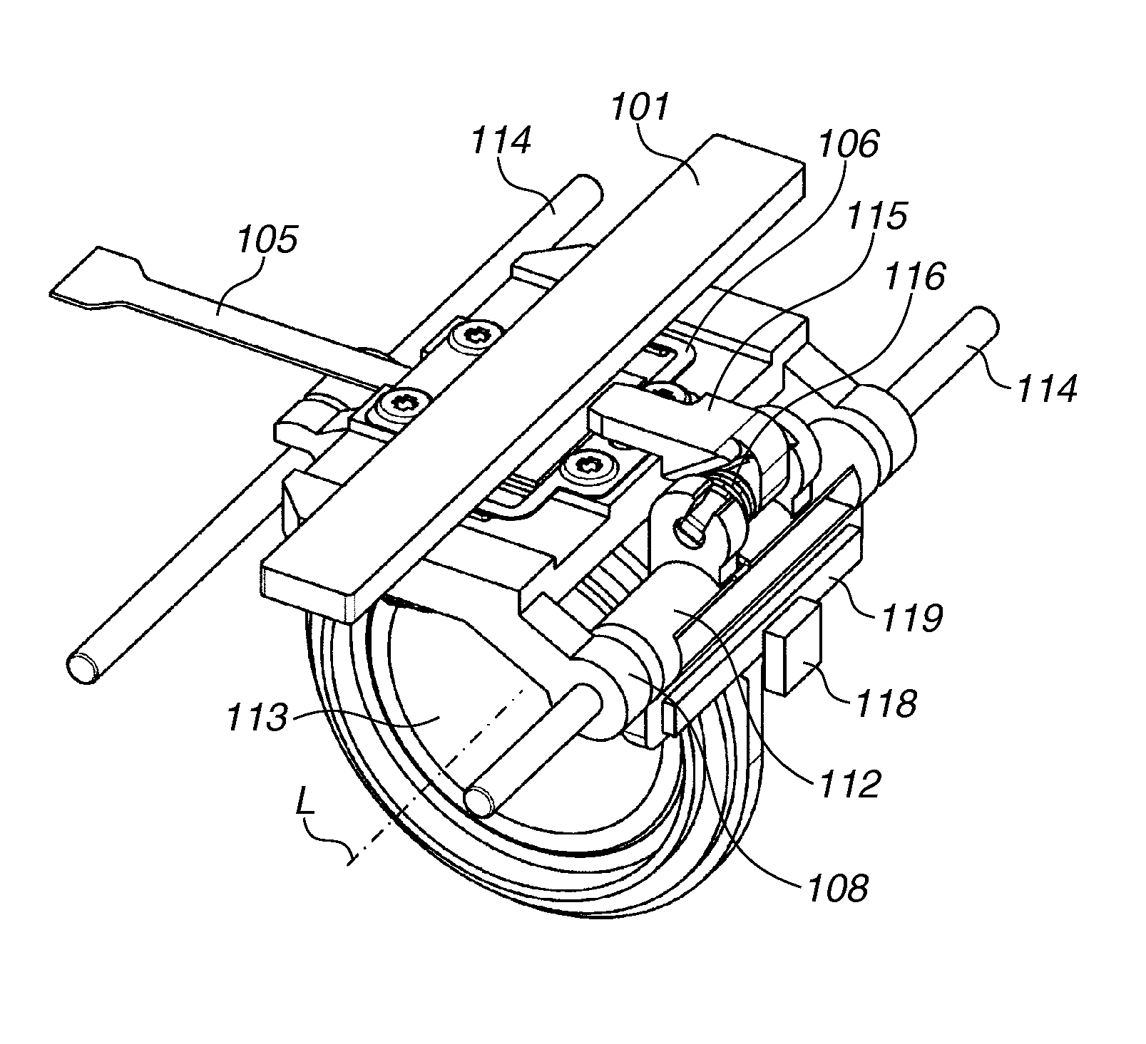 Ultrasonic wave motor and ultrasonic wave motor-equipped device