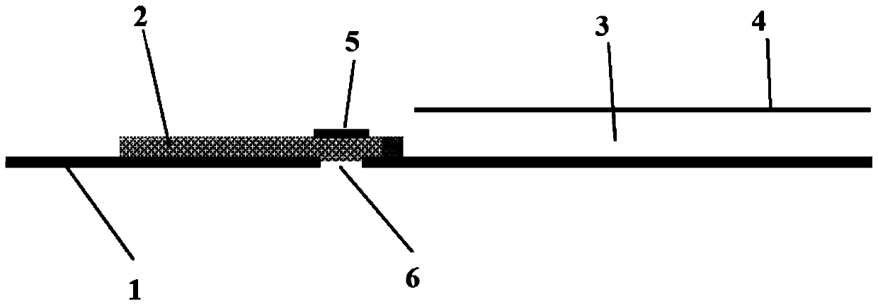 Test strip, kit and method for determining glycosylated hemoglobin