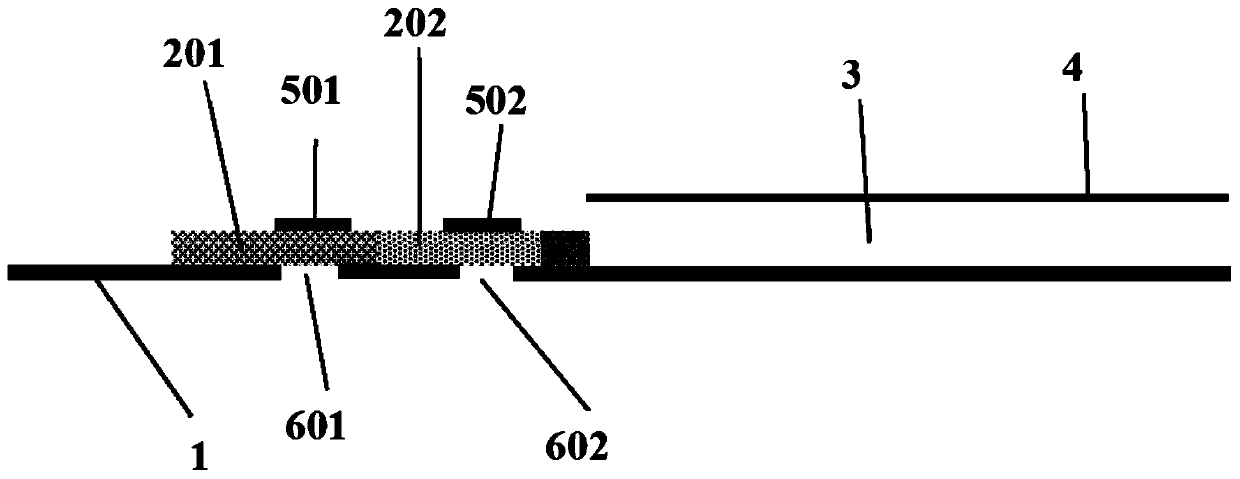 Test strip, kit and method for determining glycosylated hemoglobin