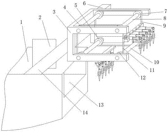 Water hyacinth collecting and processing device for protecting water body