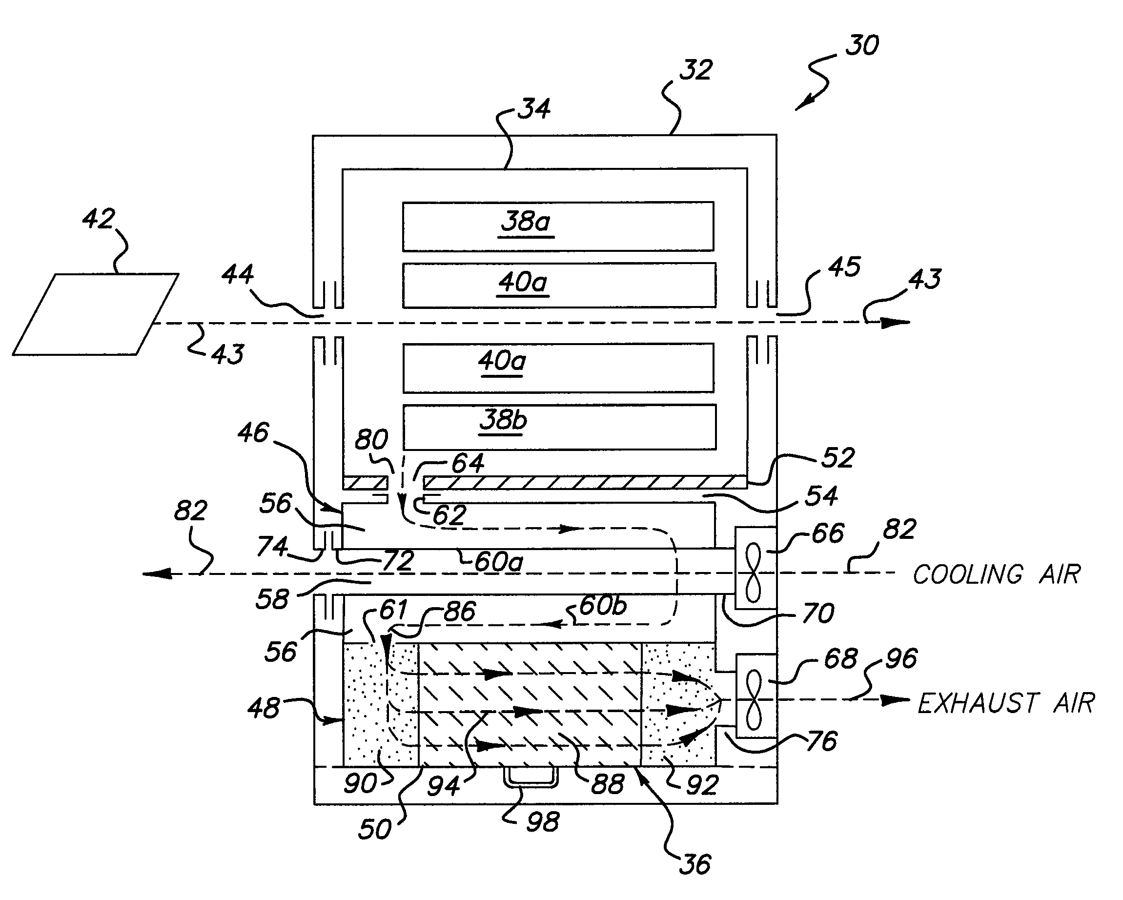Thermal processor with contaminant removal cartridge