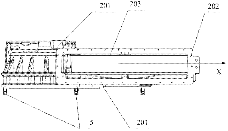 Assembly system of integrated gearbox
