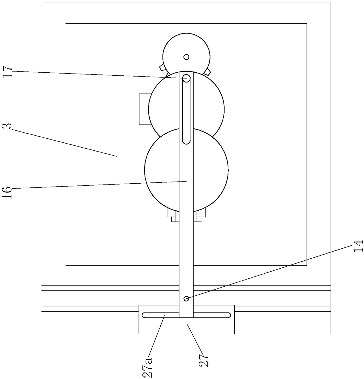 An automatic forging device for square tubes