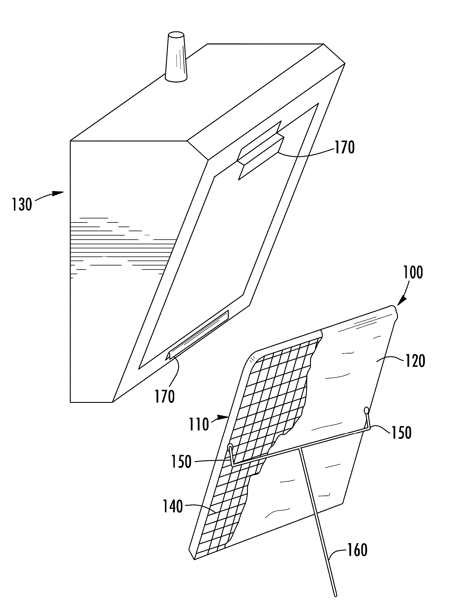 Disposable grease filter for air filtration system and method of manufacturing same