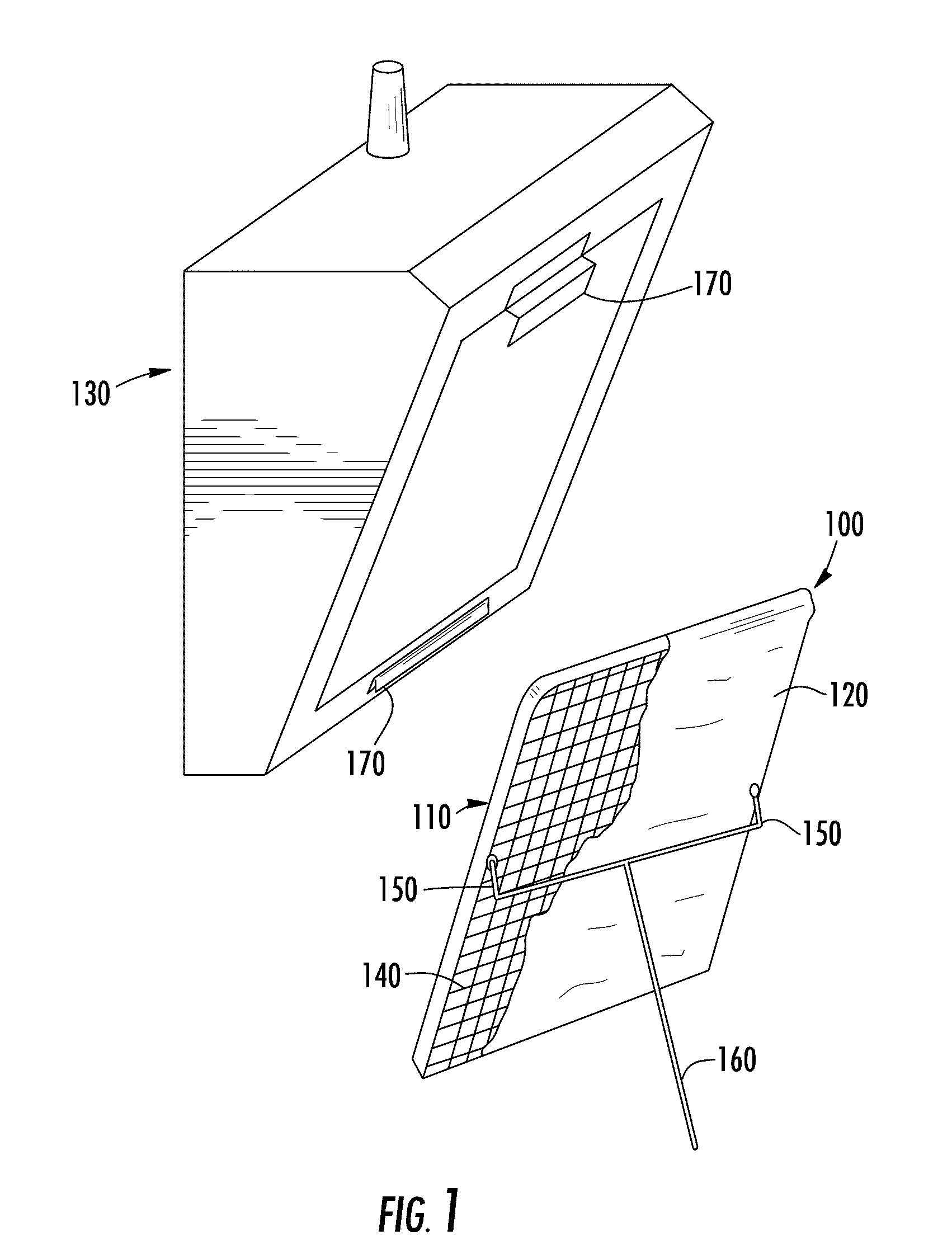 Disposable grease filter for air filtration system and method of manufacturing same