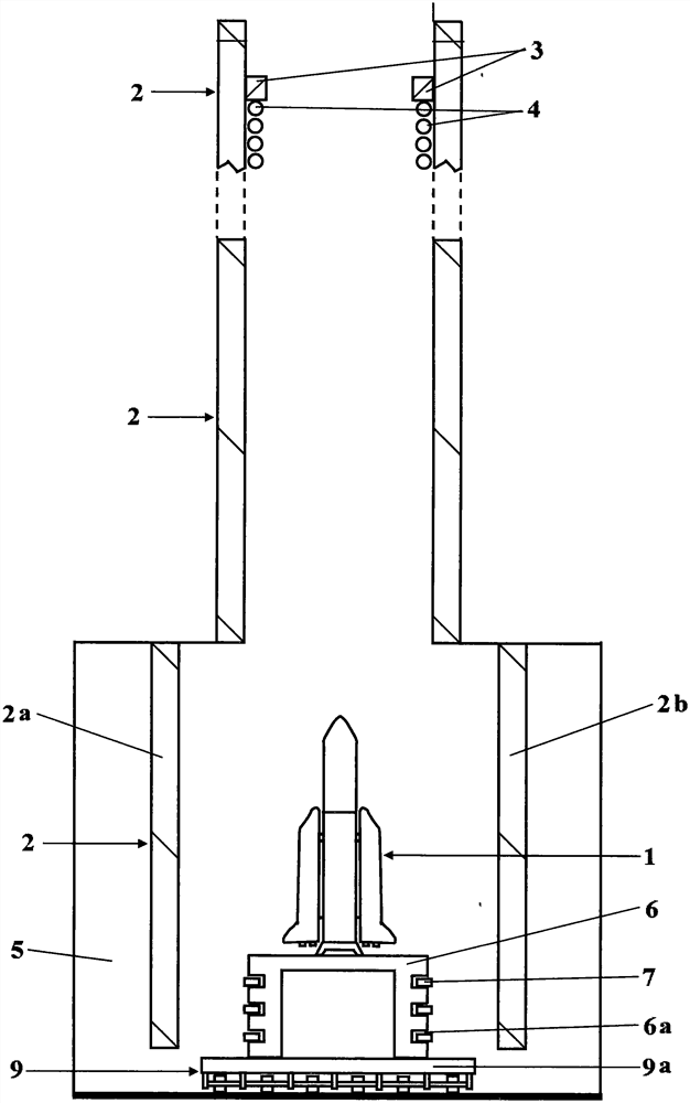 Method for boosting launching of carrier rocket through high-pressure compressed gas