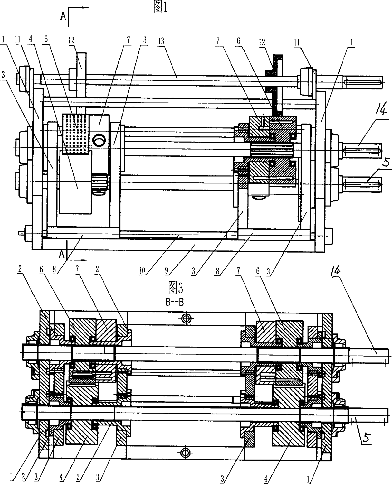 Adjustable double-sided adhesive tape cutting and transferring unit