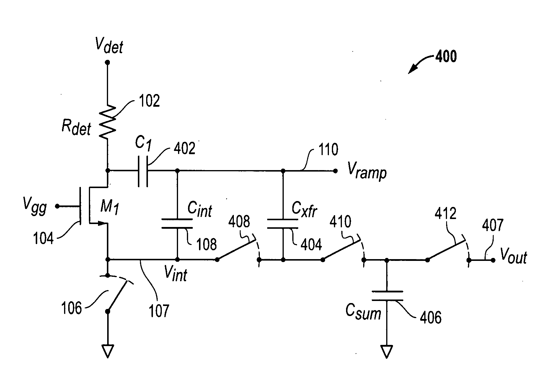 In-cell current subtraction for infrared detectors