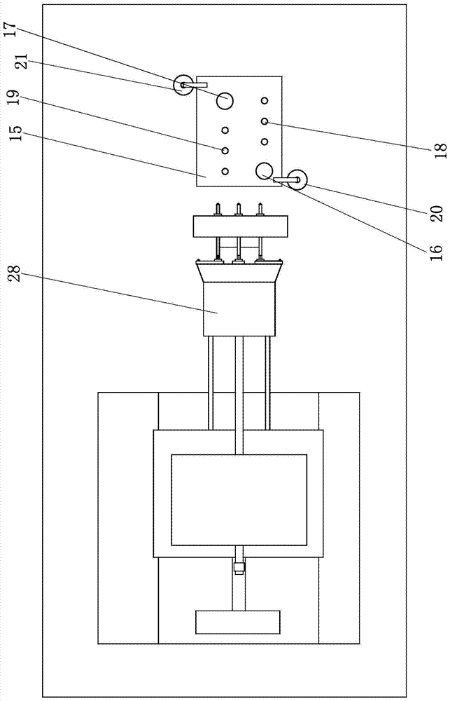 Drilling method of small head end of automobile exhaust manifold