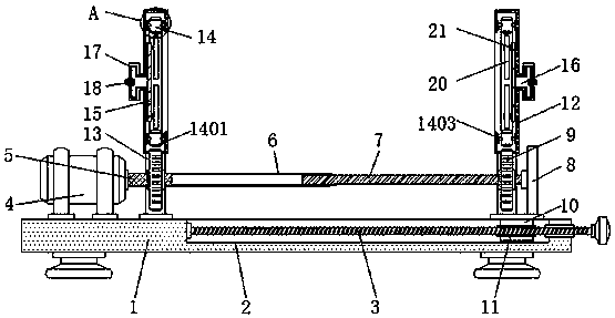 Mechanical clamping device for lifting and supporting oil casing