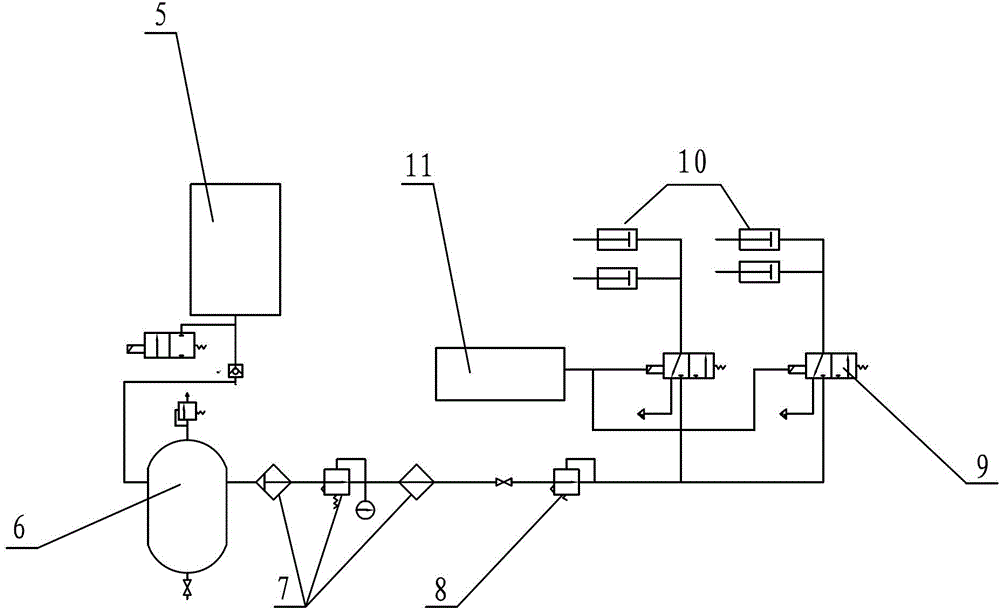 A compound braking system and method for a coke oven electric locomotive