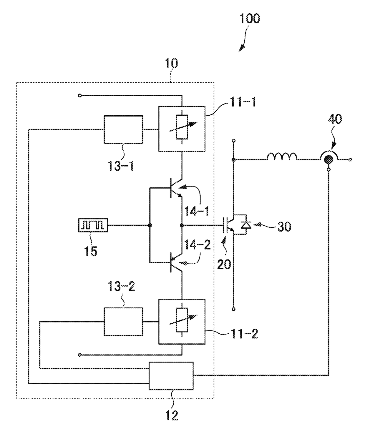 Gate driving circuit and switching power supply device