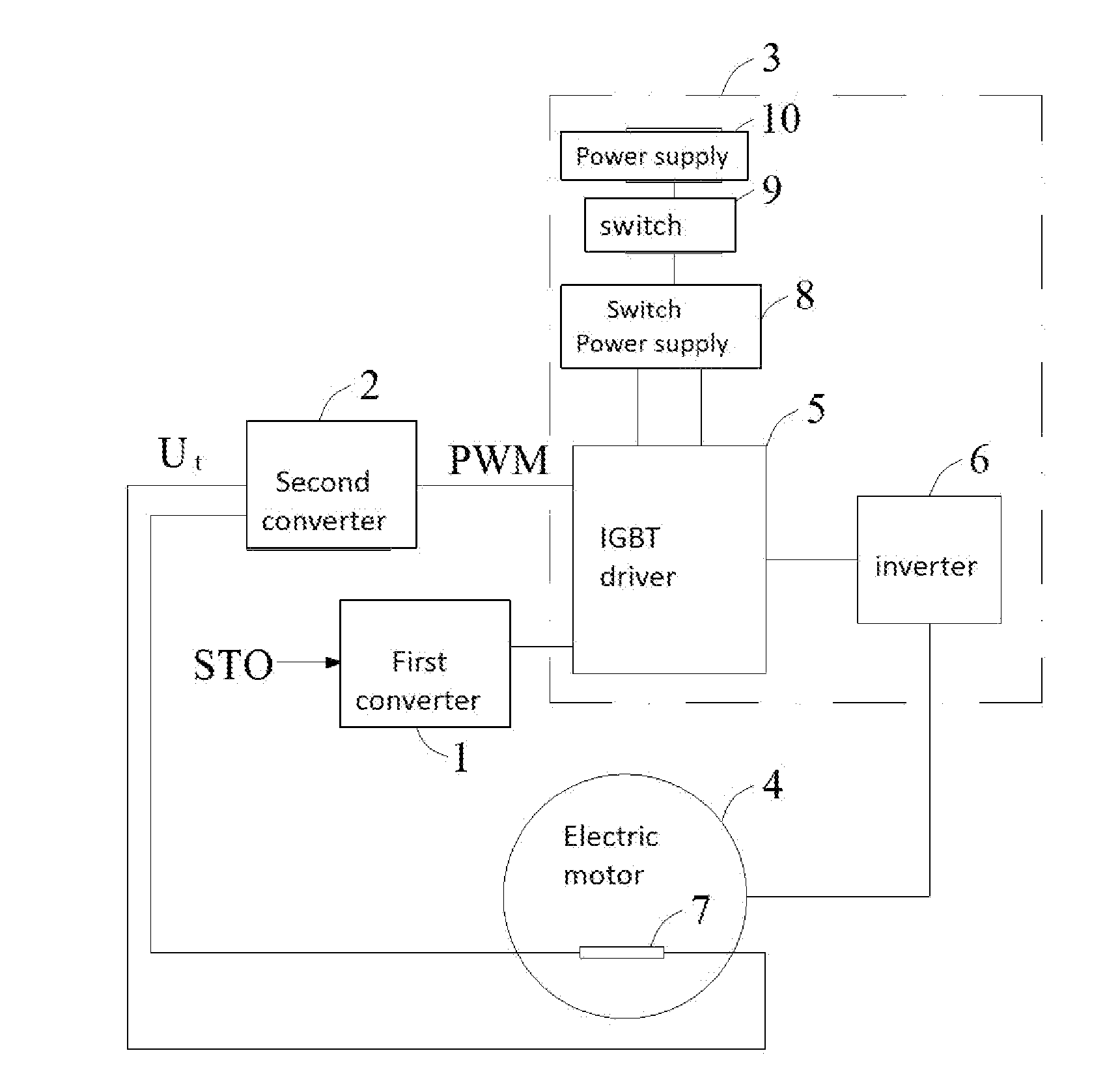 Control and protection apparatus for electric motor