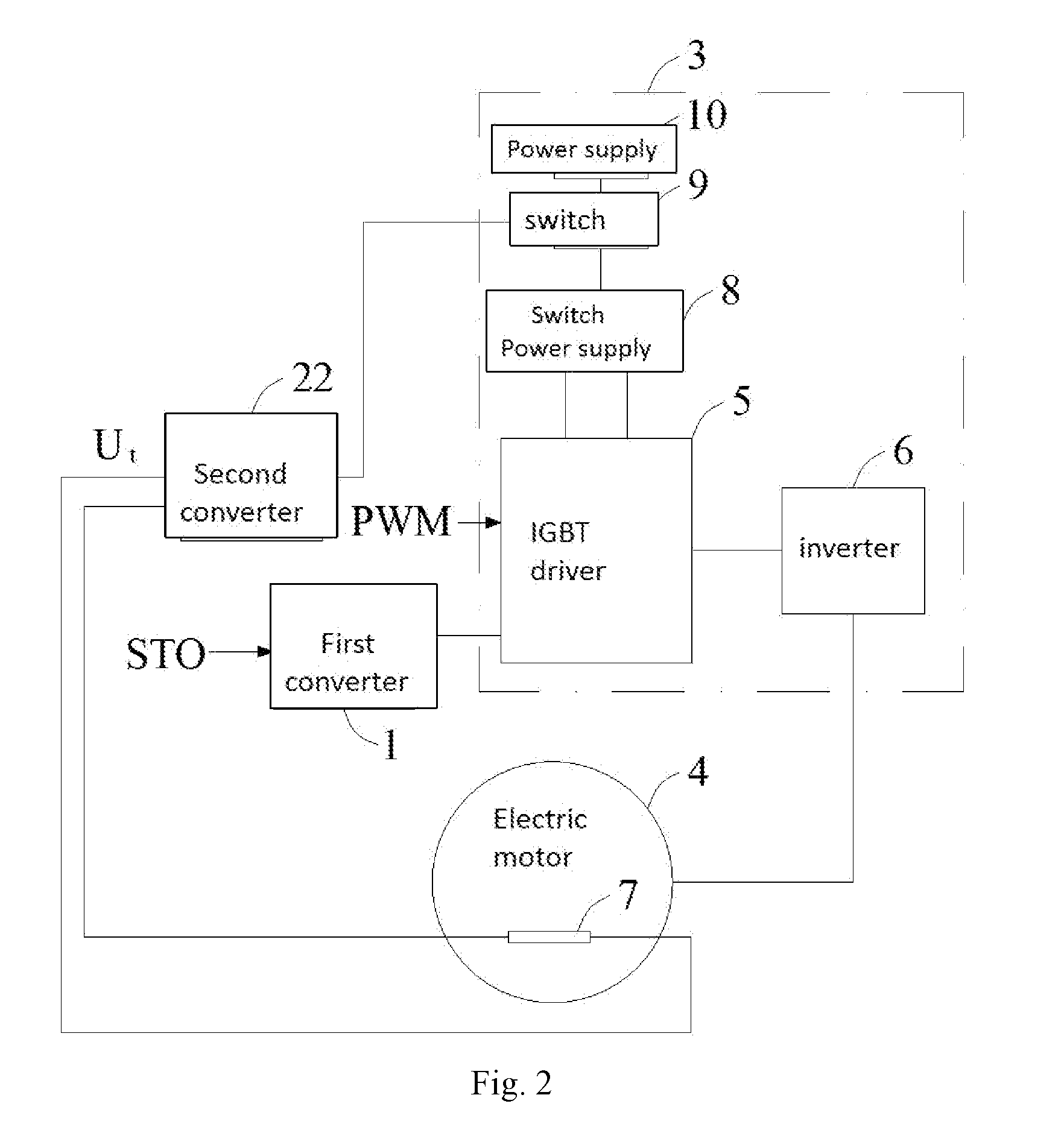 Control and protection apparatus for electric motor