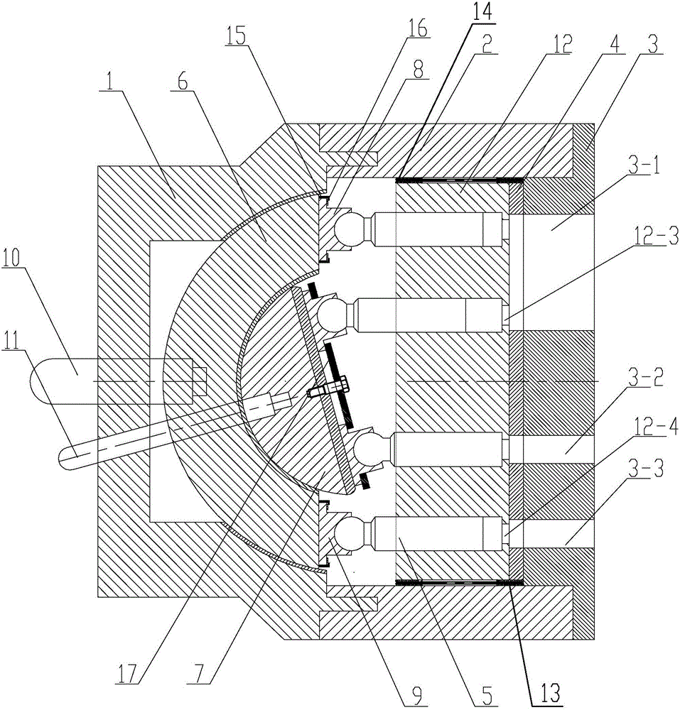 An integrated hydraulic transformer