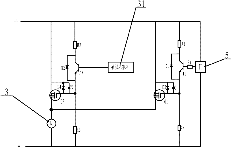 Rotary separating type intelligent radiation sensor