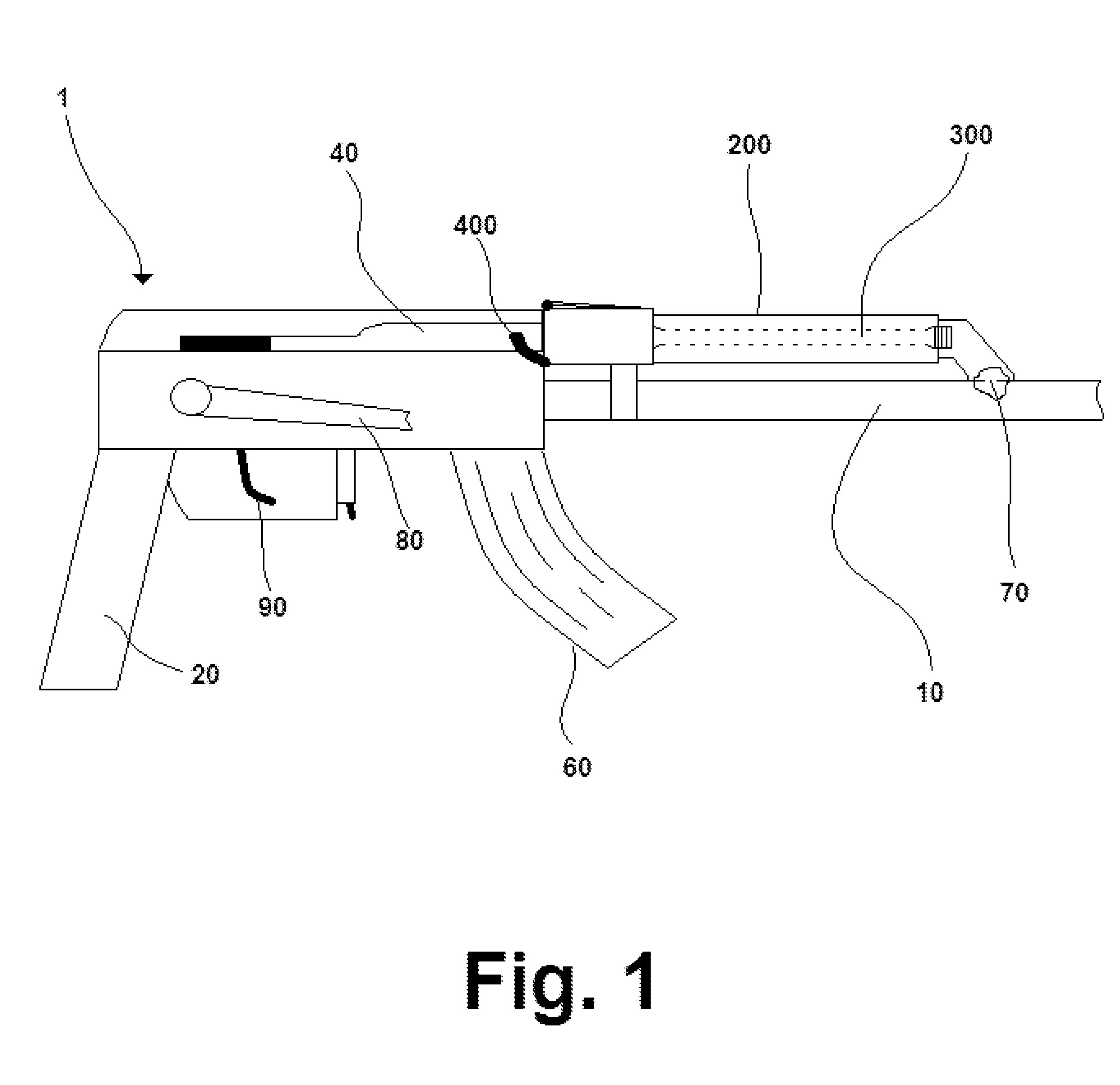Charging mechanism for gas powered firearms