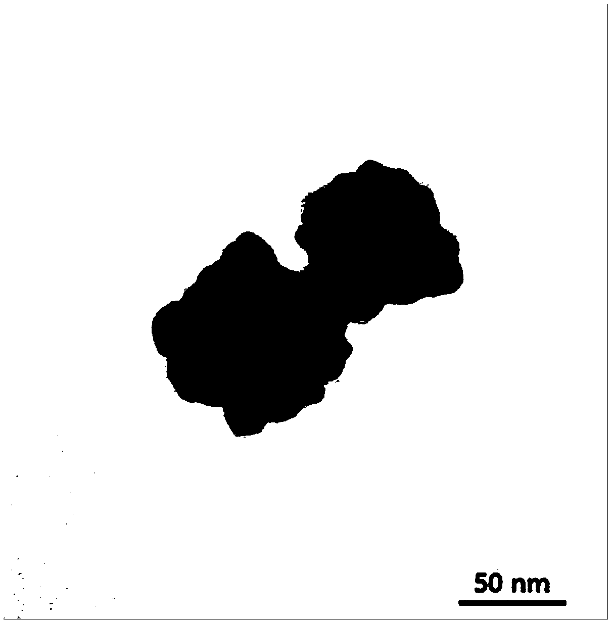 Method for preparing gold nanometer spherical shells with polydopamine as template