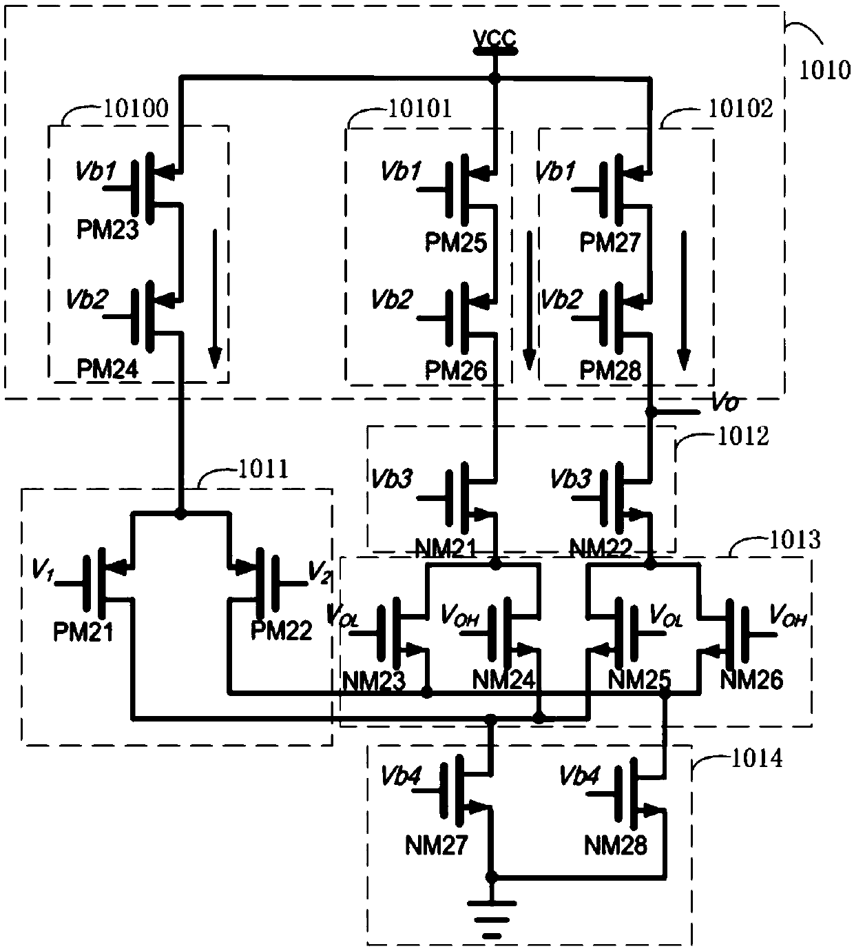 A LED constant current drive system and its constant current control circuit