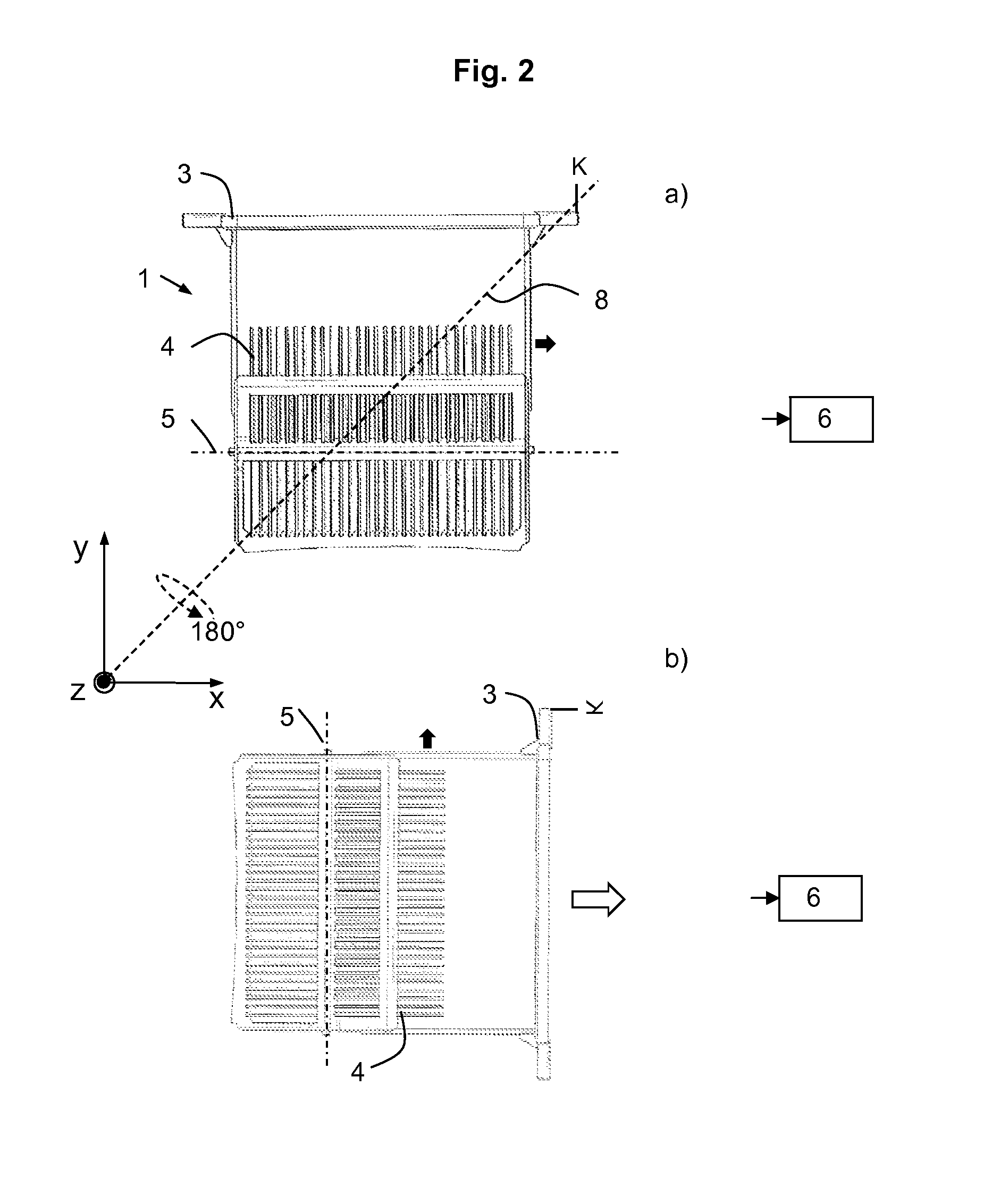Apparatus and method for turning racks