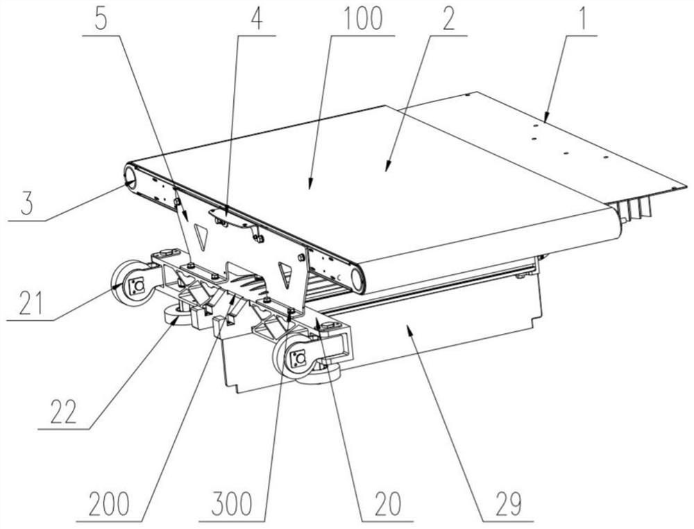 Assembly method of parcel cross-belt sorting trolley