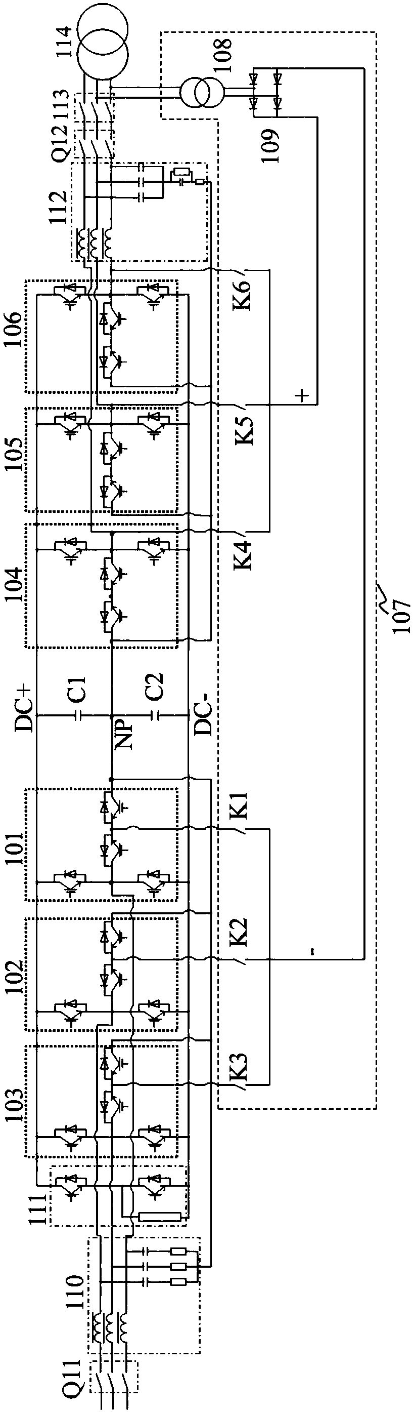 Pre-charging circuit, control method thereof and converter