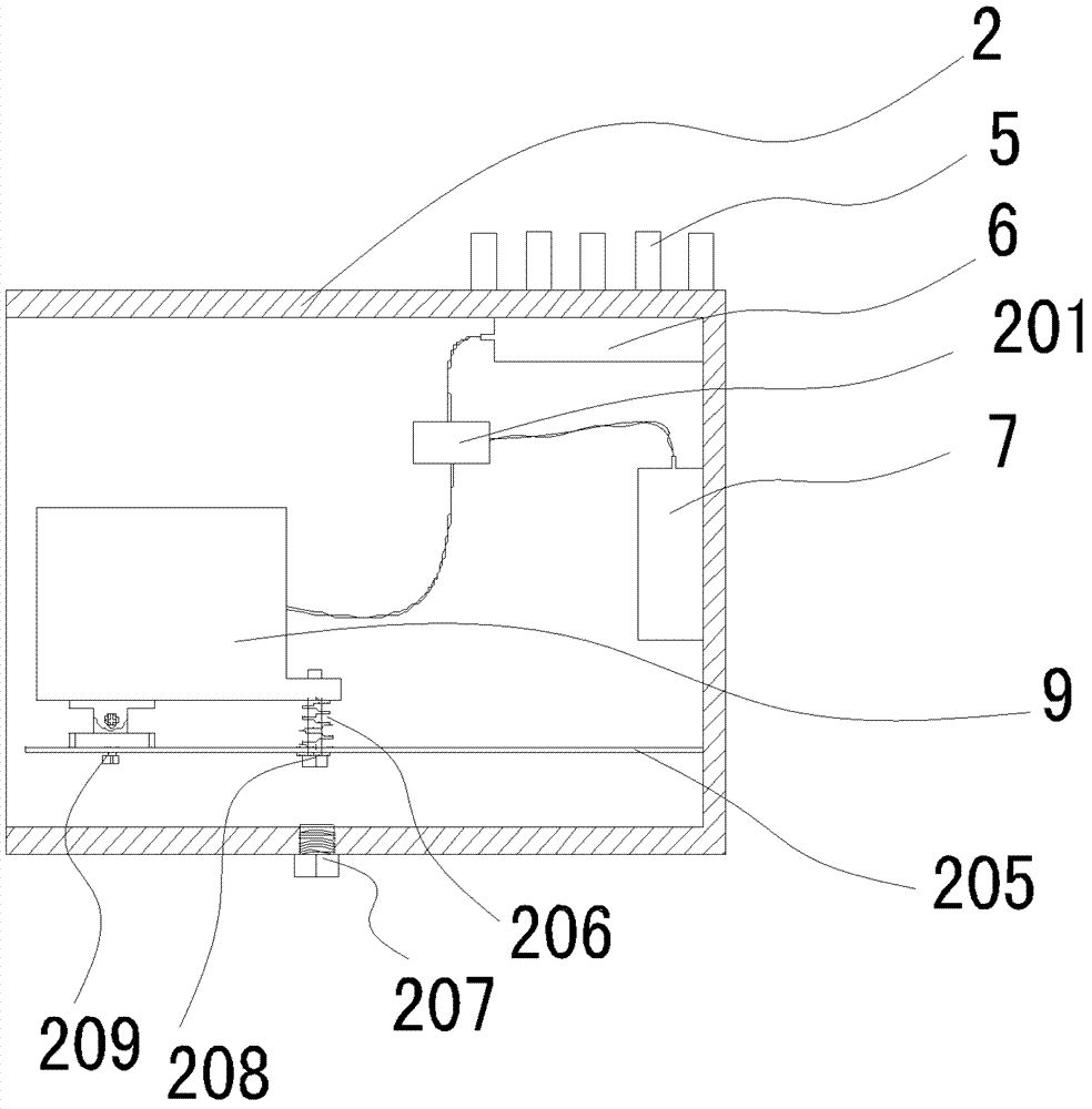 Laser night vision integral high-speed camera with cloud deck and monitoring method thereof