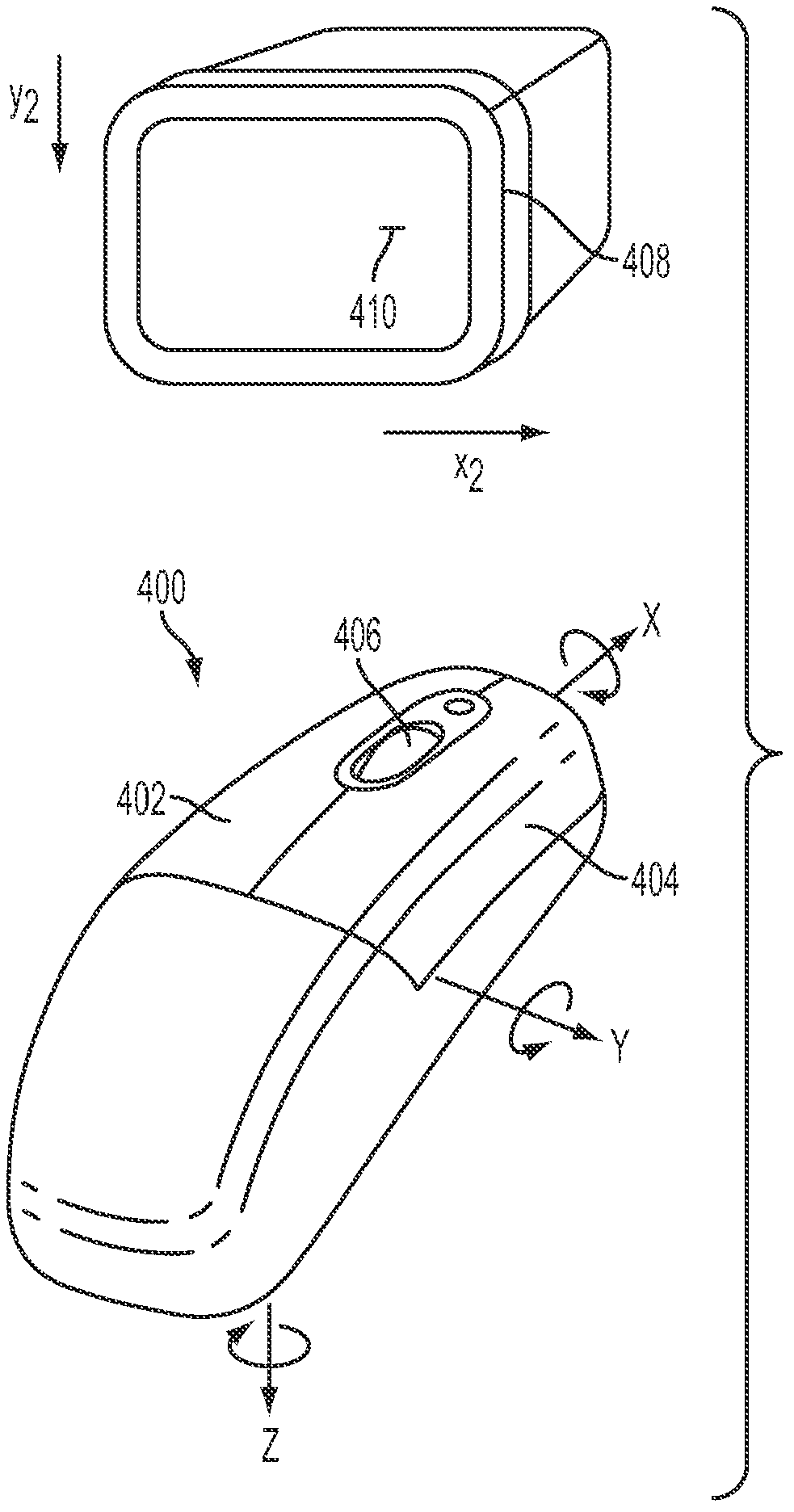 3d-pointing-device-with-up-down-left-right-mode-switching-and