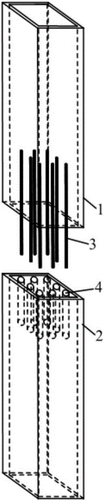 Assembled concrete filled steel tubular column splicing structure and method