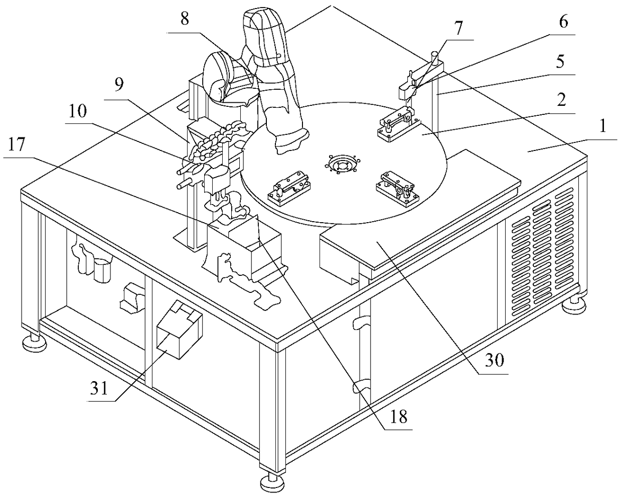 Internal thread automatic detection device