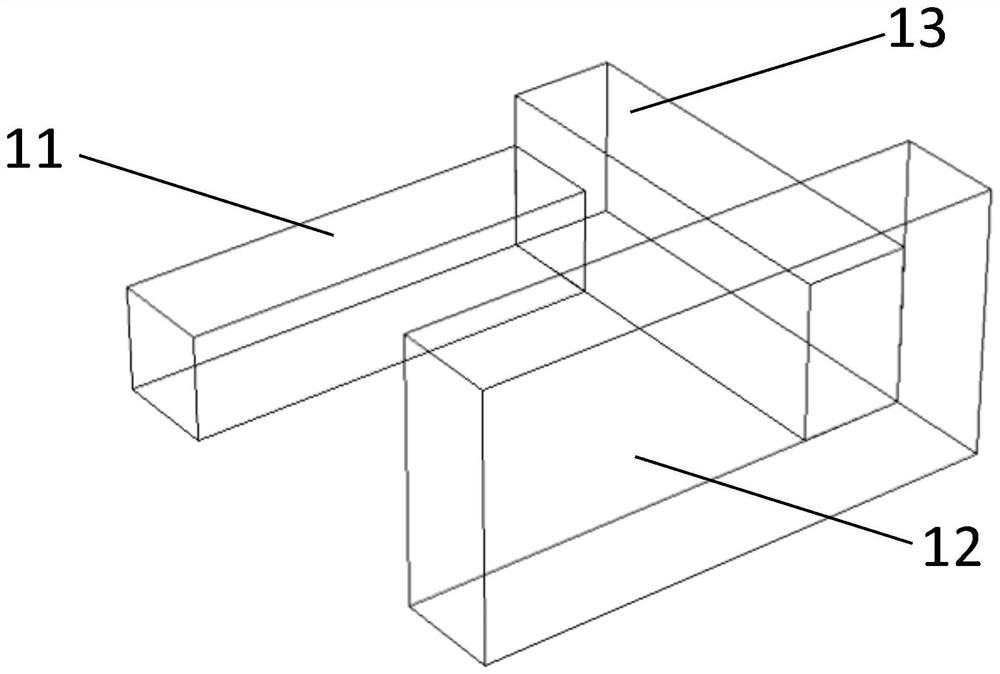 A U-shaped structure for realizing circular dichroism and its preparation method