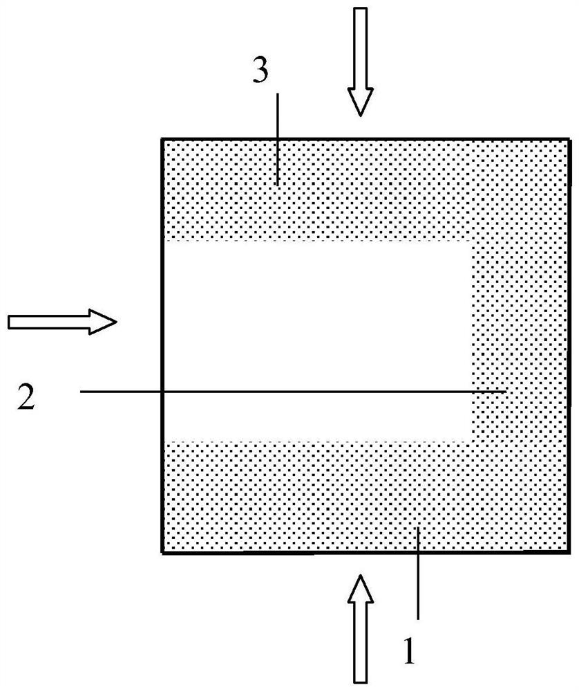 A U-shaped structure for realizing circular dichroism and its preparation method