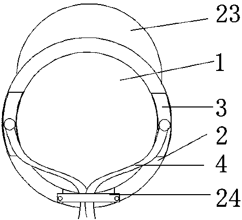 Respiration air purifying device for mining