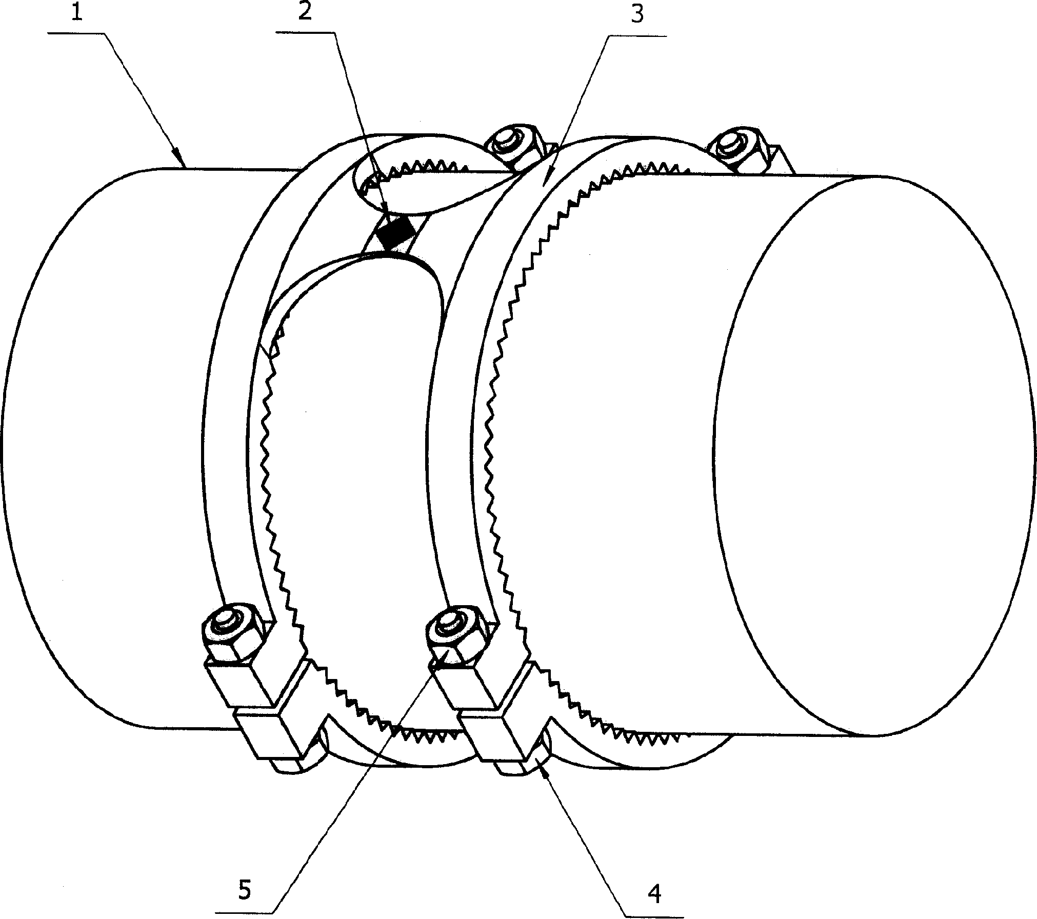 Clamp ring type torque sensor