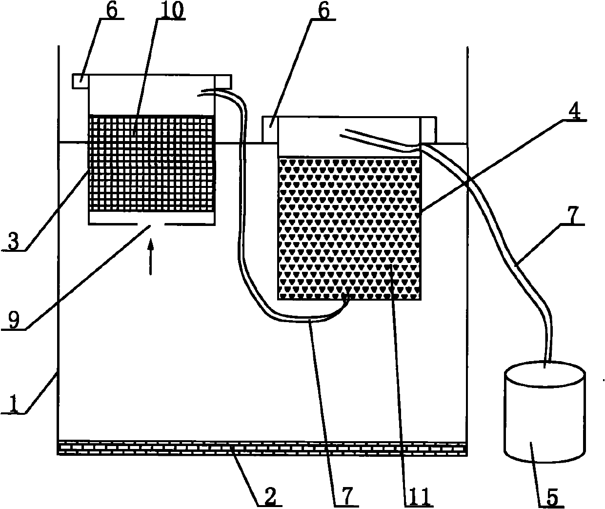 Novel water purifying plant and water purifying method