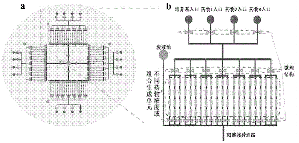 A fully integrated high-throughput cell-level microfluidic chip drug evaluation system