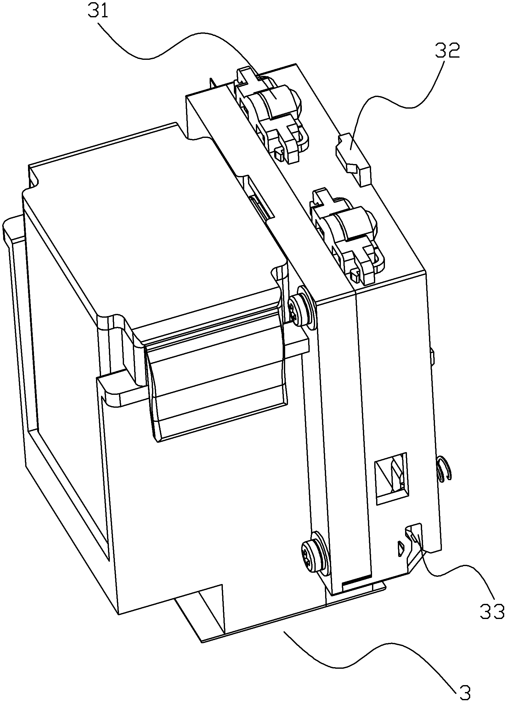 Printer carriage guiding mechanism