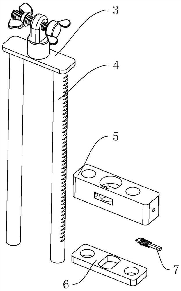 Measuring device for engineering surveying and mapping and use method thereof