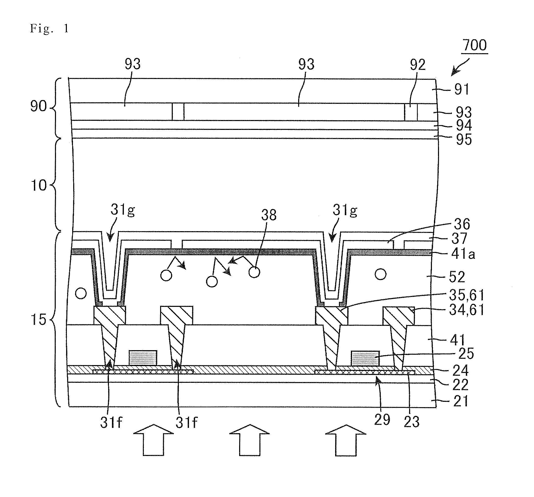 Display device substrate, display device substrate manufacturing method, display device, liquid crystal display device, liquid crystal display device manufacturing method and organic electroluminescent display device
