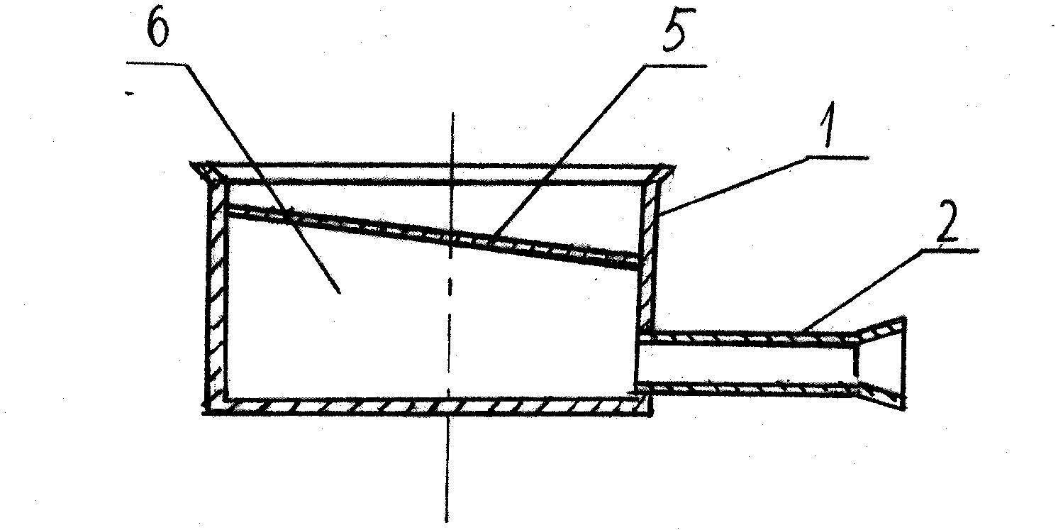 Combustion gas mixer used in gas-cooker