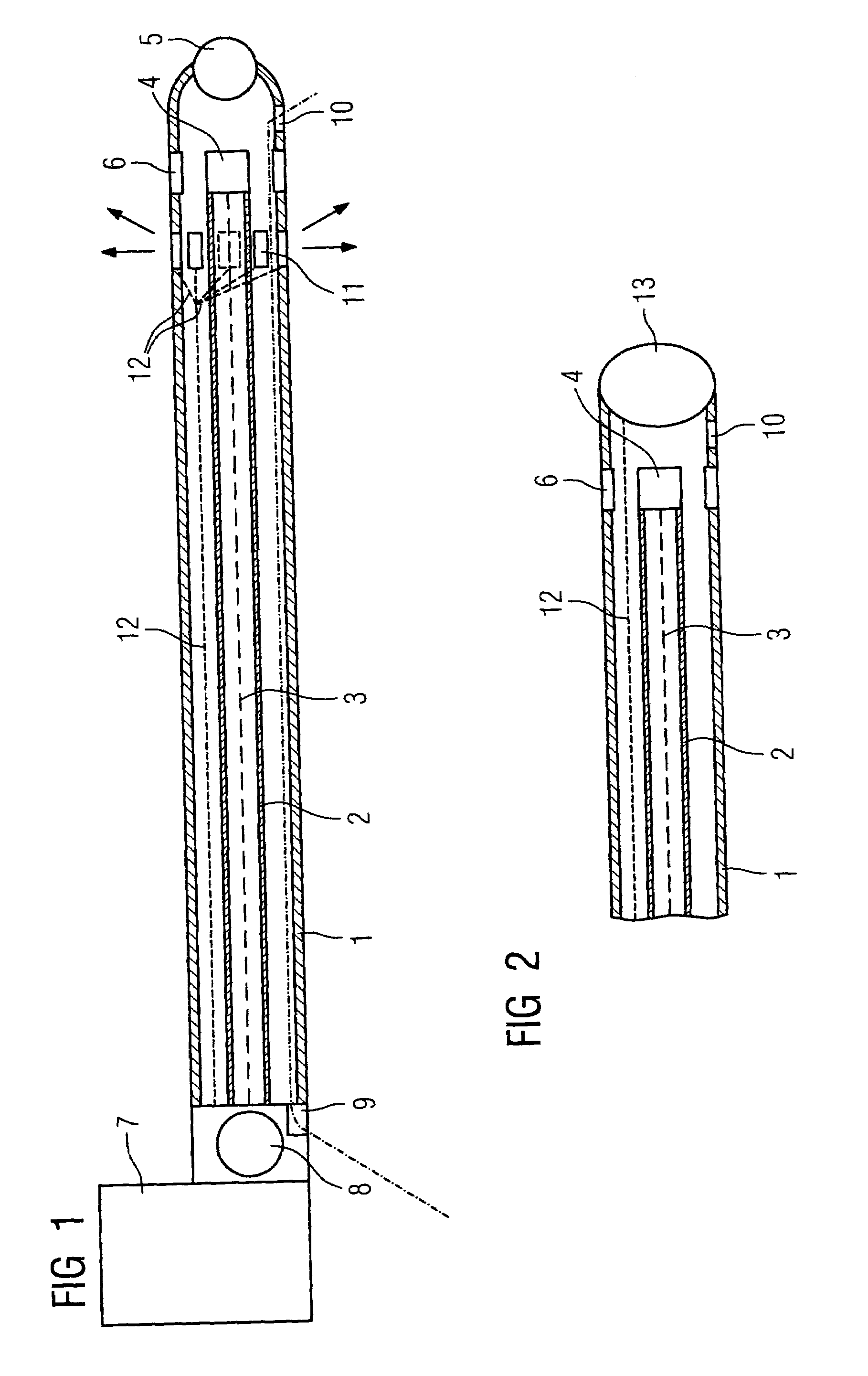 Device for performing laser angioplasty with OCT monitoring