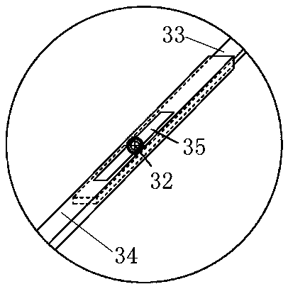 An anti-dumping support for vertical electrodialysis equipment