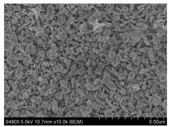 Irregular spherical V-doped Ni3S2/NF oxygen evolution electrocatalyst and preparation method thereof