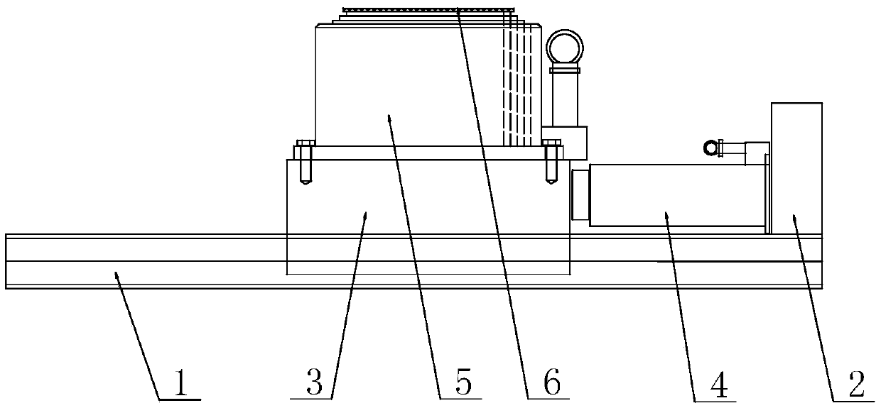 Portable rerailing device for passenger train
