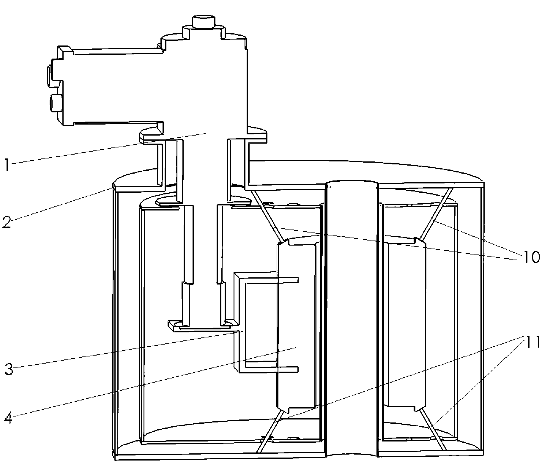 Superconducting magnet supporting and positioning system