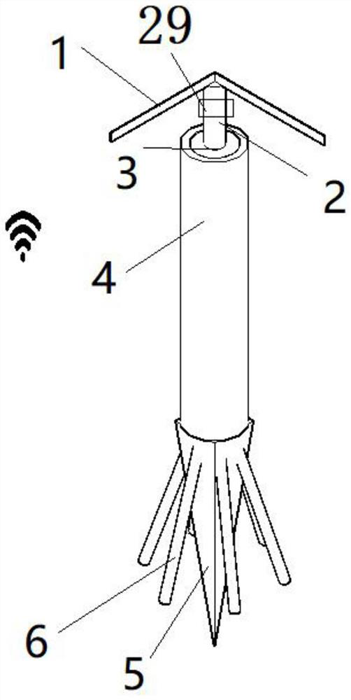 Intelligent 5G boundary pillars and methods capable of two-way tension adjustment for ecological protection